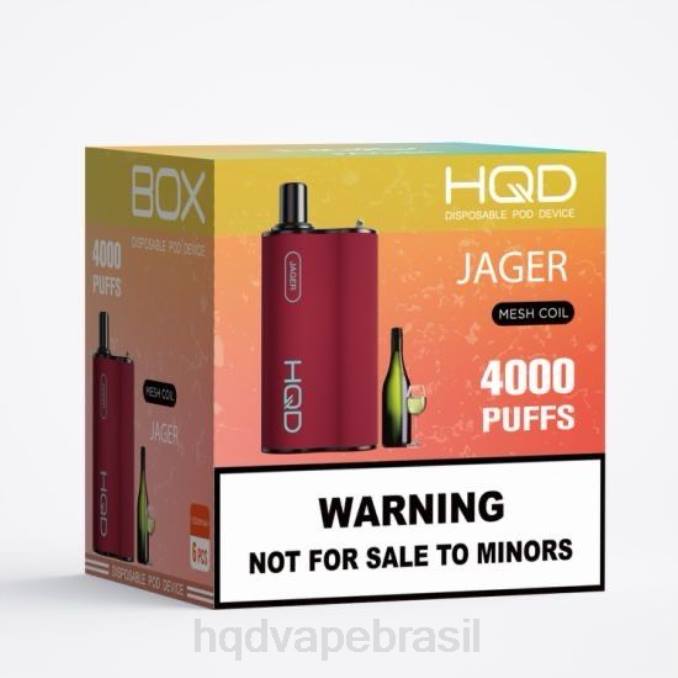 HQD BOX 4000 baforadas Jager DHNL113 | HQD BRAZIL