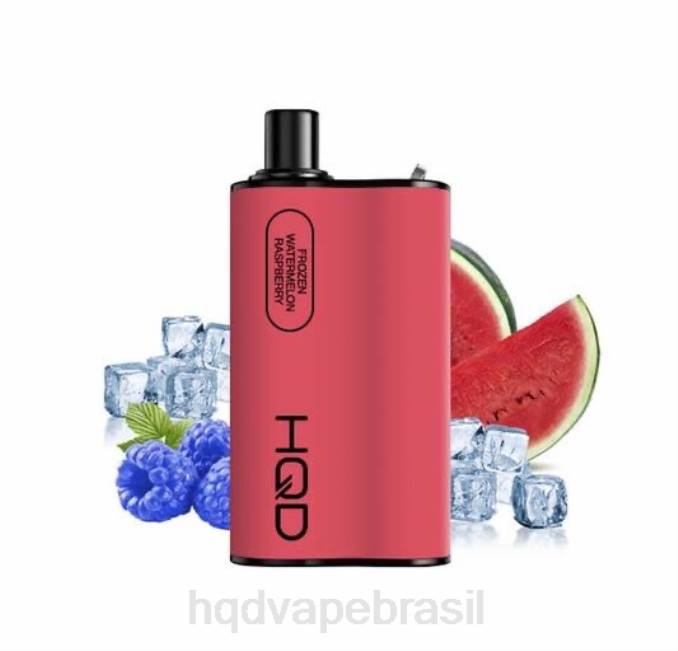 HQD BOX 4000 baforadas framboesa melancia congelada DHNL91 | HQD VAPE BRASIL