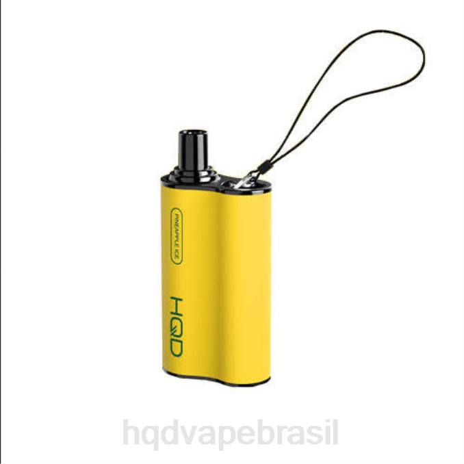 HQD BOX 4000 baforadas gelo de abacaxi DHNL78 | CIGARRO HQD
