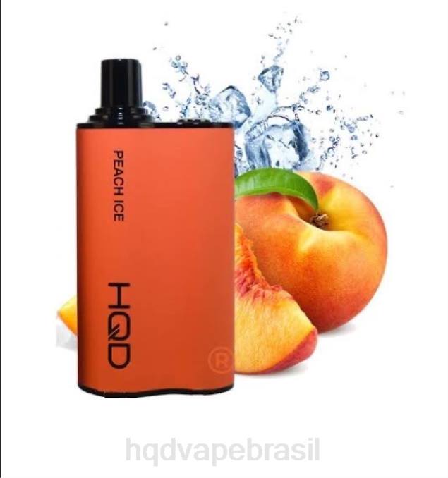 HQD BOX 4000 baforadas gelo de pêssego DHNL87 | HQD CIGARRO ELETRÃ”NICO