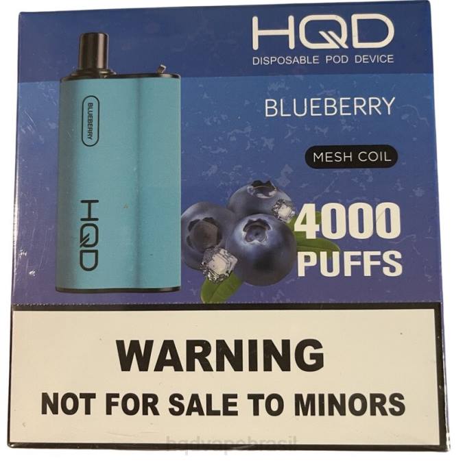 HQD BOX 4000 baforadas mirtilo DHNL84 | HQD BRASIL