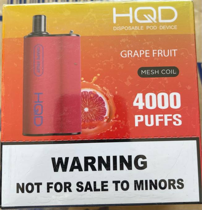 HQD BOX 4000 baforadas toranja DHNL101 | HQD VAPE BRASIL