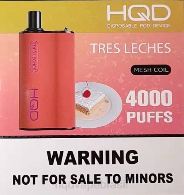 HQD BOX 4000 baforadas três leites DHNL116 | HQD VAPE SABORES