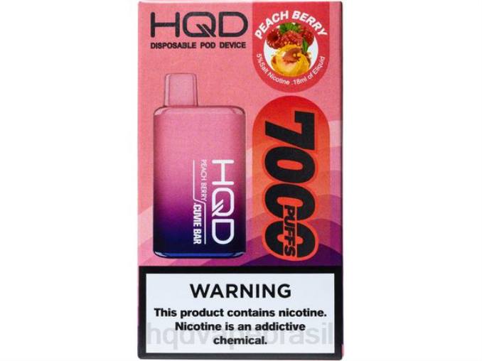 HQD CUVIE BAR descartável baga de pêssego DHNL228 | CIGARRO HQD