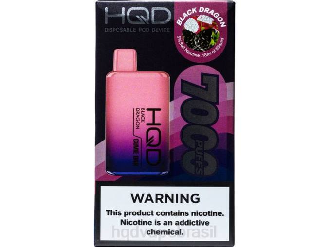 HQD CUVIE BAR descartável dragão negro DHNL131 | HQD VAPE BRASIL