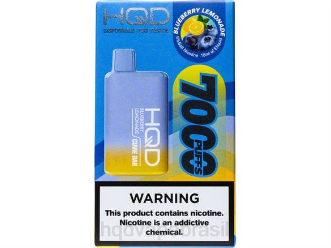 HQD CUVIE BAR descartável limonada de mirtilo DHNL141 | HQD VAPE BRASIL