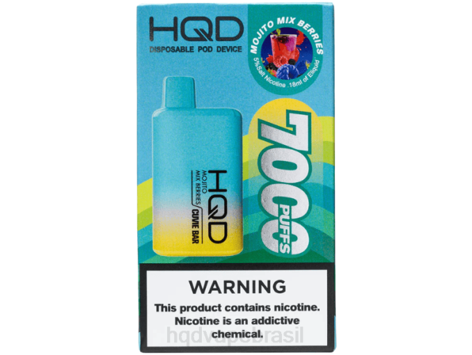 HQD CUVIE BAR descartável mojito mix de frutas vermelhas DHNL224 | HQD BRASIL