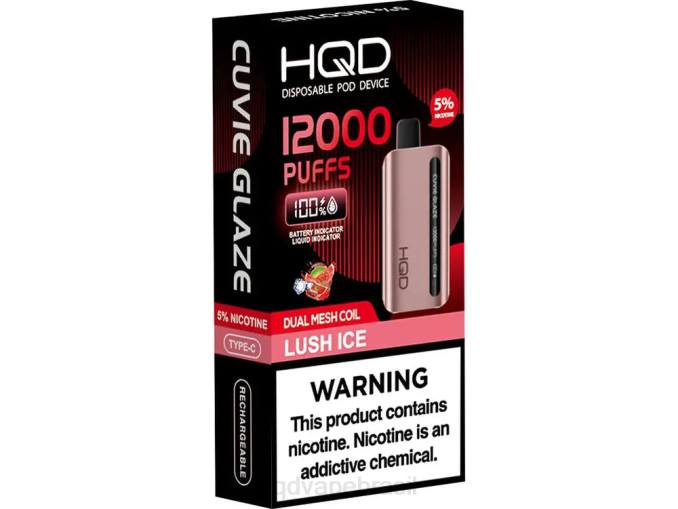 HQD CUVIE GLAZE vaporizador descartável 12000 gelo exuberante DHNL210 | HQD VAPE SALE