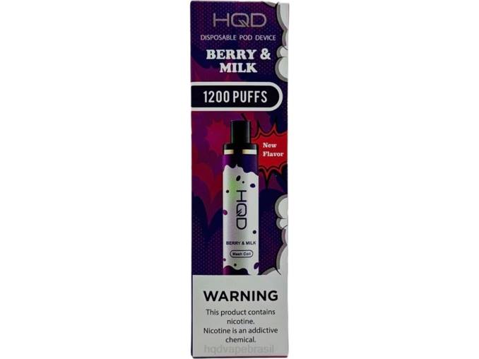 HQD CUVIE PLUS descartável baga e leite DHNL130 | HQD VAPE SALE