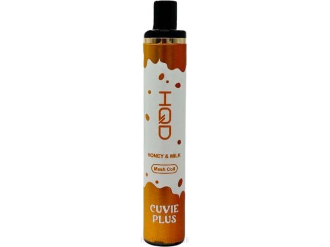 HQD CUVIE PLUS descartável mel e leite DHNL173 | HQD BRAZIL