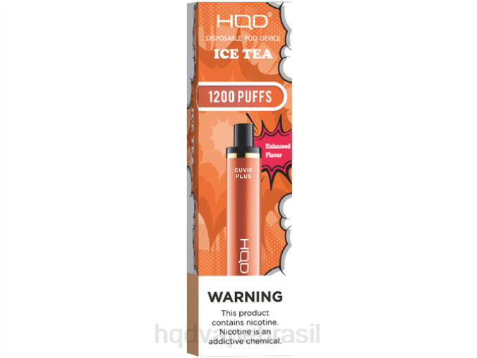 HQD CUVIE PLUS vaporizador descartável chá gelado DHNL203 | HQD BRAZIL
