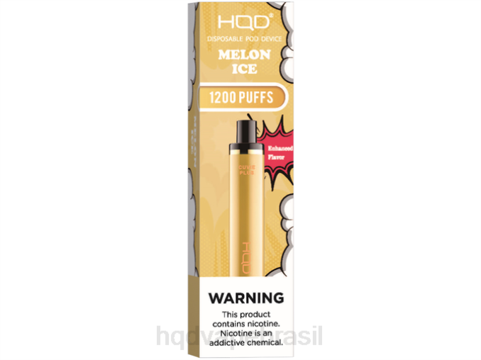 HQD CUVIE PLUS vaporizador descartável gelo de melão DHNL219 | VAPORIZADOR HQD