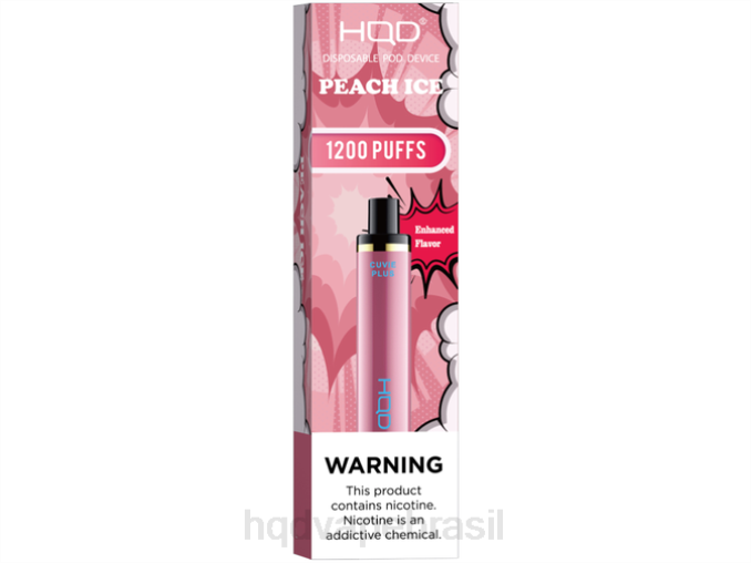 HQD CUVIE PLUS vaporizador descartável gelo de pêssego DHNL230 | HQD VAPE SALE