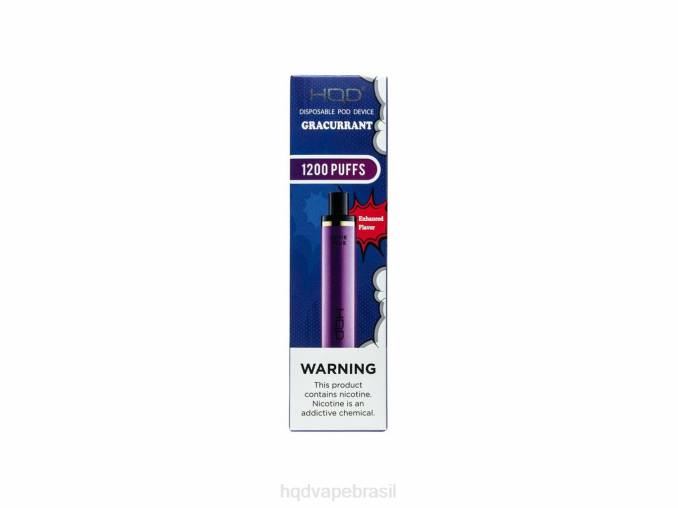HQD CUVIE PLUS vaporizador descartável groselha DHNL167 | HQD CIGARRO ELETRÃ”NICO