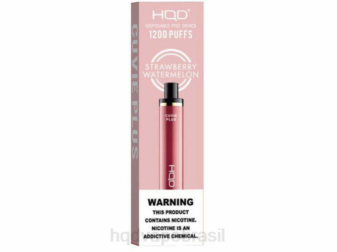 HQD CUVIE PLUS vaporizador descartável melancia morango DHNL262 | HQD VAPE PRICE