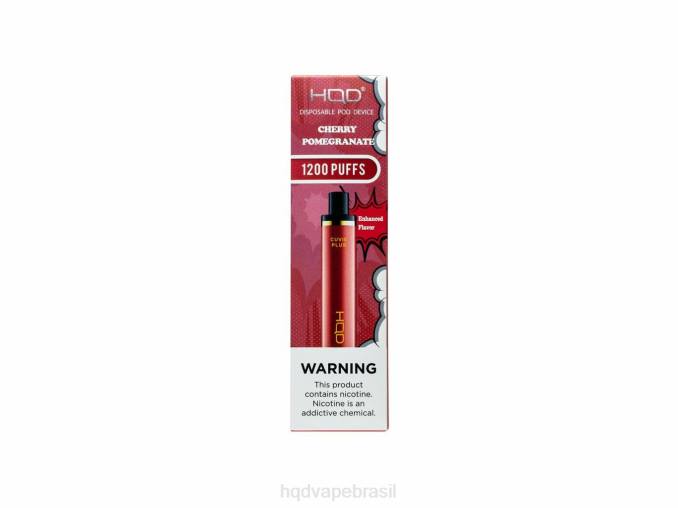 HQD CUVIE PLUS vaporizador descartável romã cereja DHNL152 | HQD VAPE PRICE