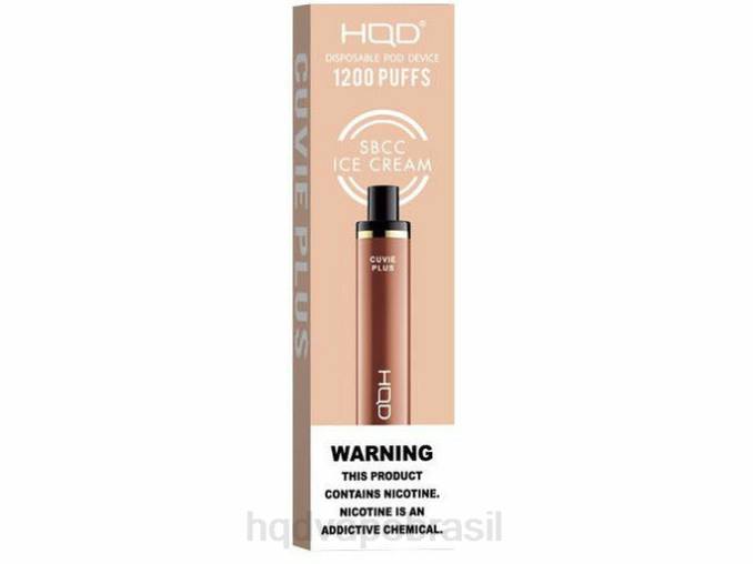 HQD CUVIE PLUS vaporizador descartável sorvete SBCC DHNL248 | CIGARRO HQD