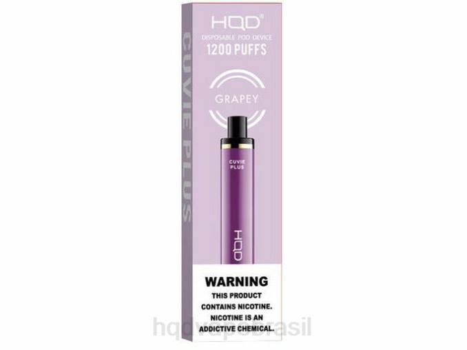 HQD CUVIE PLUS vaporizador descartável uva DHNL171 | HQD VAPE BRASIL