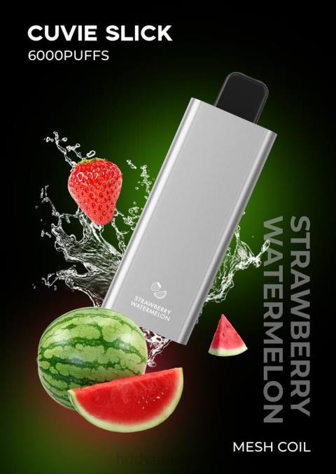 HQD CUVIE SLICK 6.000 baforadas melancia de morango lisa DHNL37 | HQD CIGARRO ELETRÃ”NICO