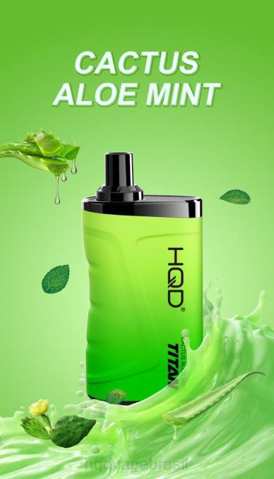 HQD TITAN 7.000 baforadas cacto aloe hortelã DHNL2 | HQD VAPE PRICE