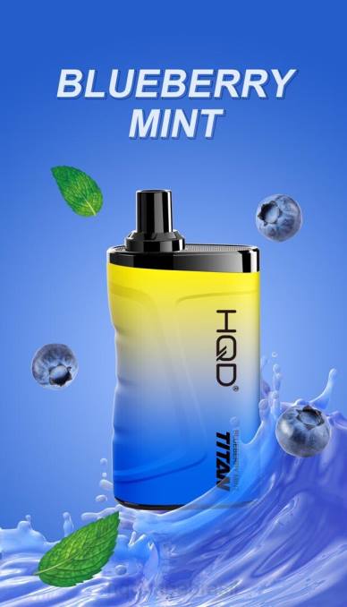 HQD TITAN 7.000 baforadas hortelã de mirtilo DHNL6 | HQD VAPE SABORES