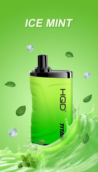 HQD TITAN 7.000 baforadas hortelã gelada DHNL17 | HQD CIGARRO ELETRÃ”NICO