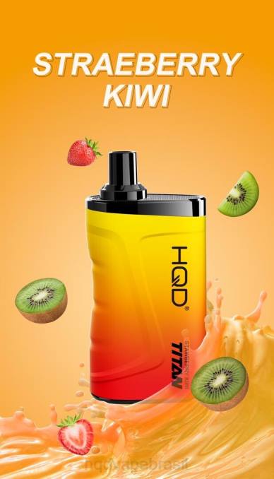 HQD TITAN 7.000 baforadas kiwi morango DHNL8 | CIGARRO HQD