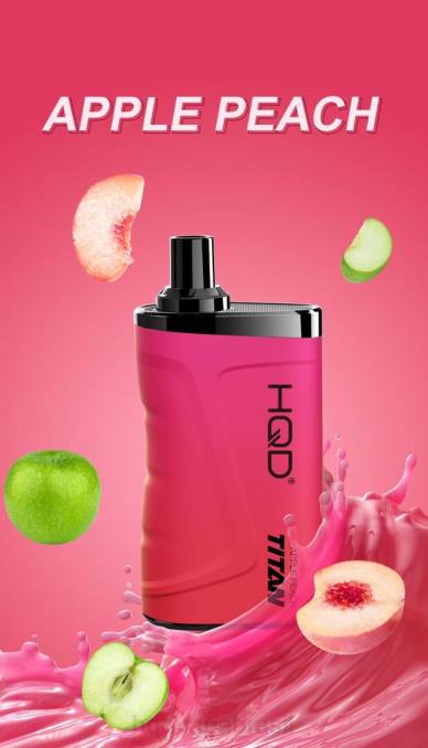 HQD TITAN 7.000 baforadas maçã pêssego DHNL12 | HQD VAPE PRICE