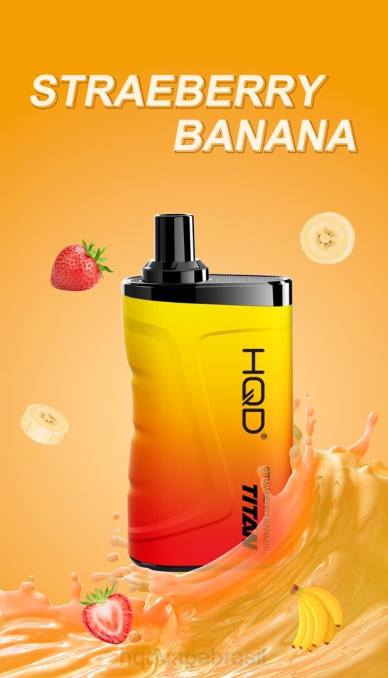 HQD TITAN 7.000 baforadas morango banana DHNL13 | HQD BRAZIL