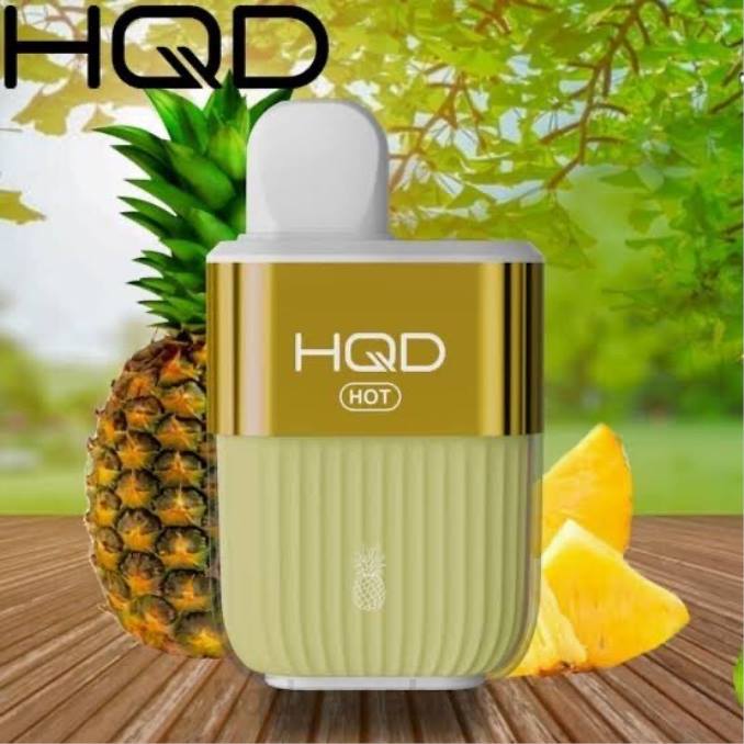 HQD HOT 5.000 baforadas abacaxi DHNL65 | HQD COMPRAR