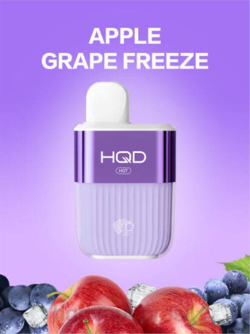 HQD HOT 5.000 baforadas congelamento de uva maçã DHNL59 | VAPORIZADOR HQD