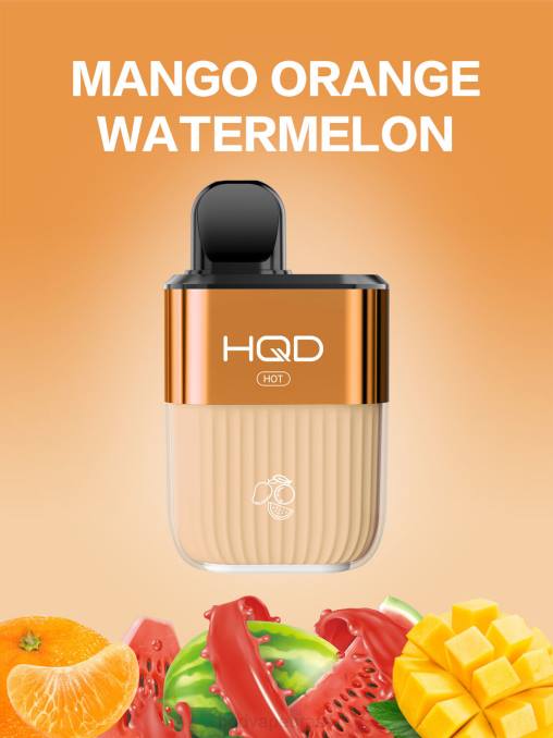 HQD HOT 5.000 baforadas manga laranja melancia DHNL60 | HQD VAPE SALE