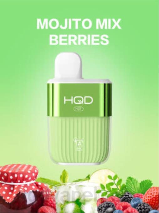 HQD HOT 5.000 baforadas mojito mix de frutas vermelhas DHNL61 | HQD VAPE BRASIL
